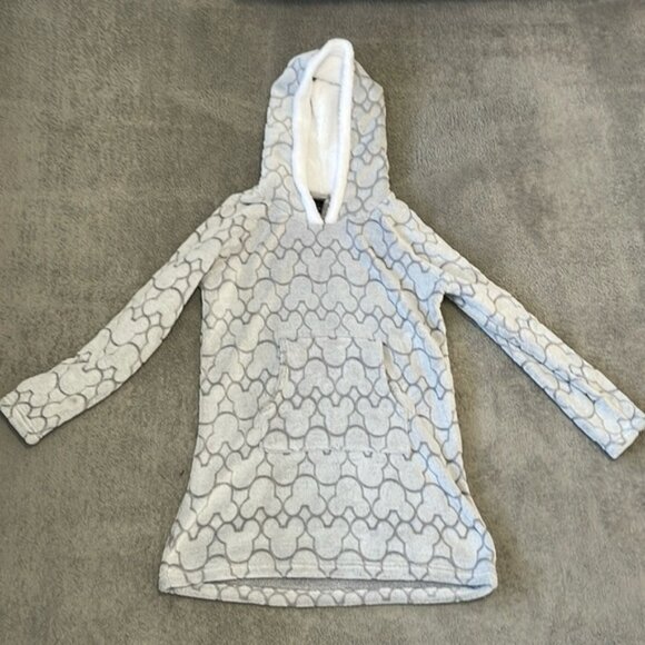 VGC Light Grey Disney Mickey Mouse Oversized Hoody - Size Medium - Picture 1 of 4